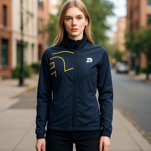 NEWLINE Black and Yellow Windbreaker Jacket